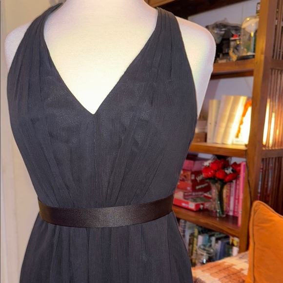 Elegant Black Halter Maxi Dress - Picture 2 of 5